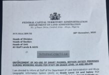 FCTA Begins Strict Ban on Smartphones From December 1