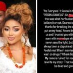 Regina Daniels cries out again, says Ned may soon release her sextape