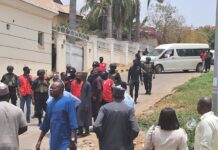 Armed EFCC Operatives Seal Ex-AGF Malami’s Abuja Property