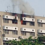 BREAKING: Fire Guts Section of Head of Service Building in Abuja