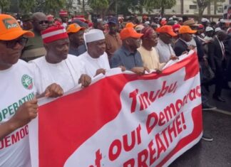 ADC: Atiku, Obi, Kwankwaso lead protest against INEC over threat to Democracy