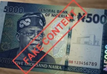 CBN dismisses viral N5,000 note featuring Tinubu as fake