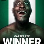 Carter Efe Outmuscles Portable to Claim Celebrity Boxing Belt in Lagos