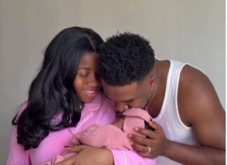 Celebrity Designer Veekee James, Husband Announces Arrival of Baby Girl