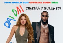 Burna Boy, Shakira to Perform World Cup Anthem