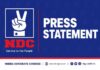 ‘We have not been Deregistered’ — NDC Reacts to Federal High Court Ruling