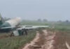Enugu Air Aircraft Suffers Crash at Benin Airport (Video)