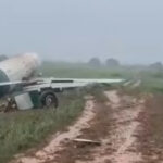 Enugu Air Aircraft Suffers Crash at Benin Airport (Video)