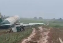 Enugu Air Aircraft Suffers Crash at Benin Airport (Video)