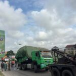 Heavy Gridlock on Gbagada Expressway as Trailers and Cars Collide in Dual Lagos Accidents