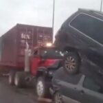 Gridlock on Lagos-Ibadan Expressway as Container-Laden Truck Hit Vehicles