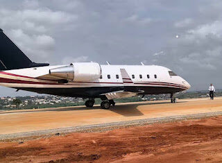 Panic at Abuja Airport as Private Jet Loses Door Mid-Air, Makes Emergency Landing